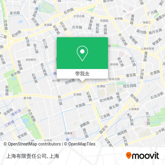 上海有限责任公司地图