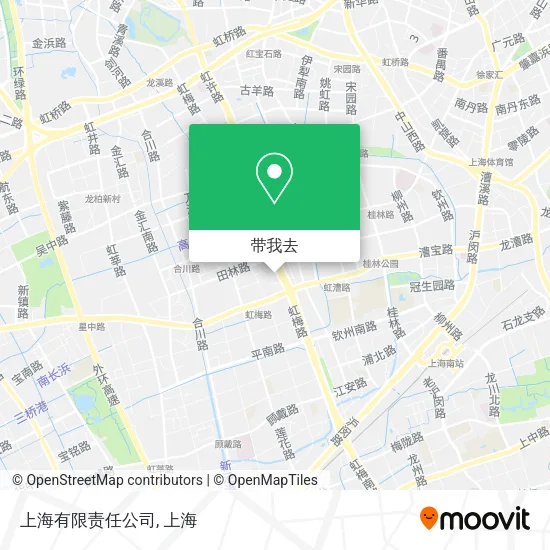 上海有限责任公司地图
