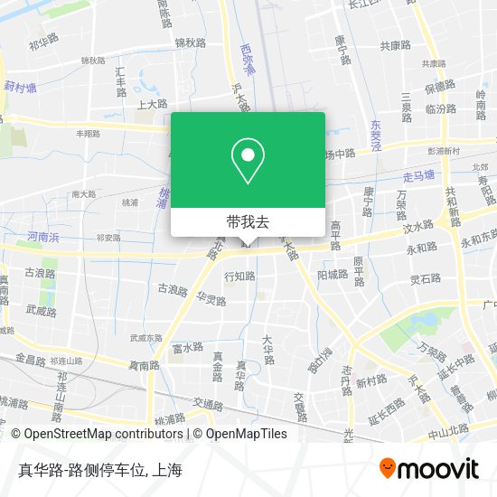 真华路-路侧停车位地图