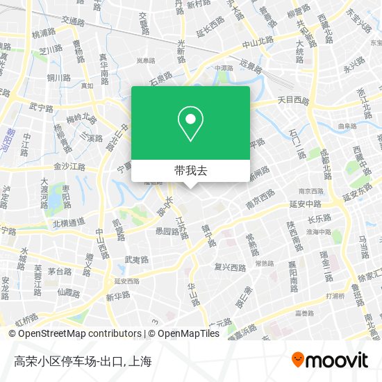 高荣小区停车场-出口地图