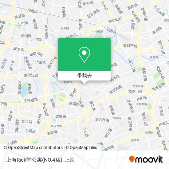 上海Rick堂公寓(NO.4店)地图