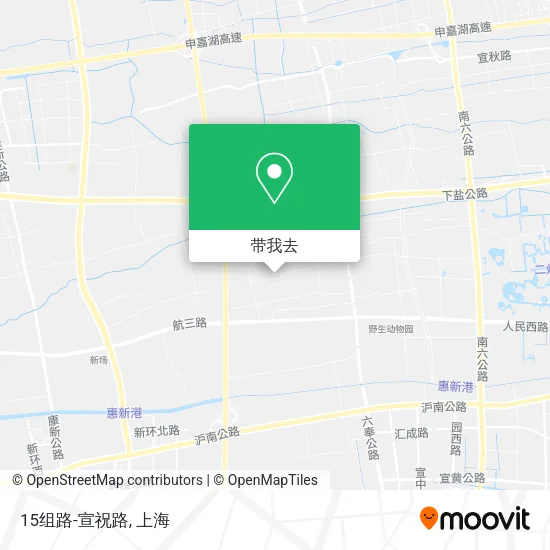 15组路-宣祝路地图