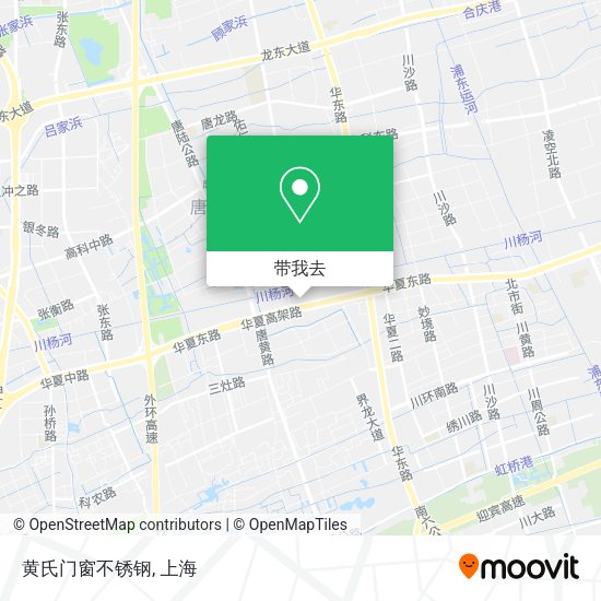 黄氏门窗不锈钢地图