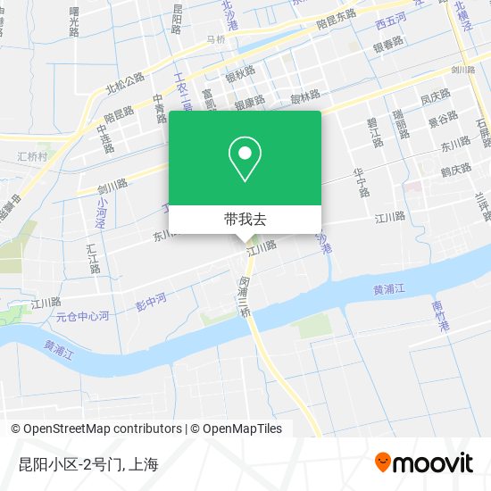 昆阳小区-2号门地图