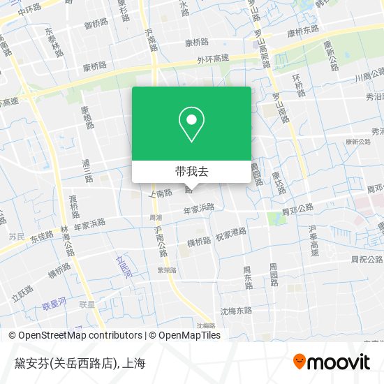 黛安芬(关岳西路店)地图