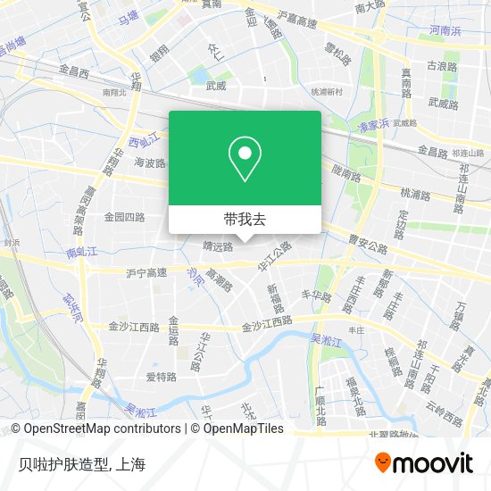 贝啦护肤造型地图