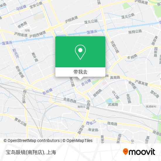 宝岛眼镜(南翔店)地图
