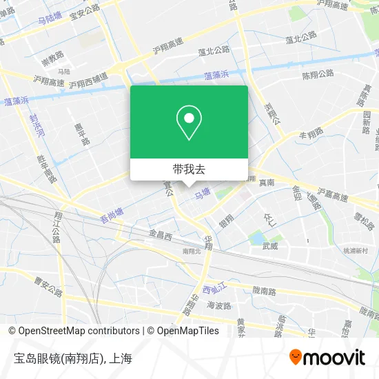 宝岛眼镜(南翔店)地图