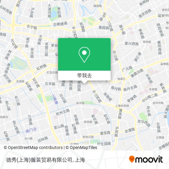 德秀(上海)服装贸易有限公司地图