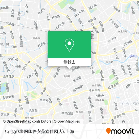 街电(战壕网咖静安鼎鑫佳园店)地图