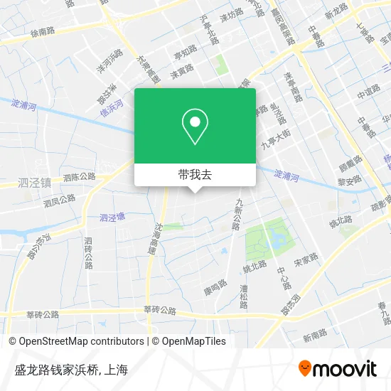 盛龙路钱家浜桥地图