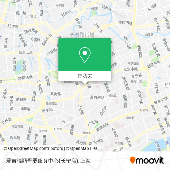 爱吉瑞丽母婴服务中心(长宁店)地图