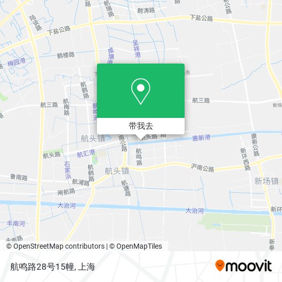 航鸣路28号15幢地图