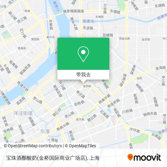 宝珠酒酿酸奶(金桥国际商业广场店)地图