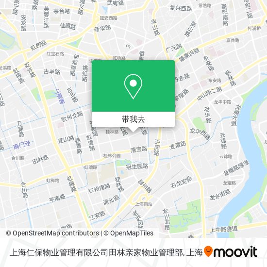 上海仁保物业管理有限公司田林亲家物业管理部地图