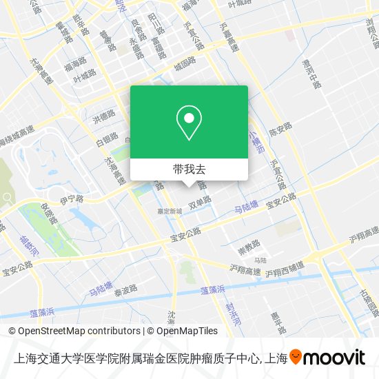 上海交通大学医学院附属瑞金医院肿瘤质子中心地图