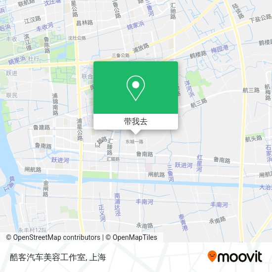酷客汽车美容工作室地图