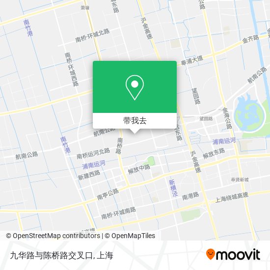 九华路与陈桥路交叉口地图