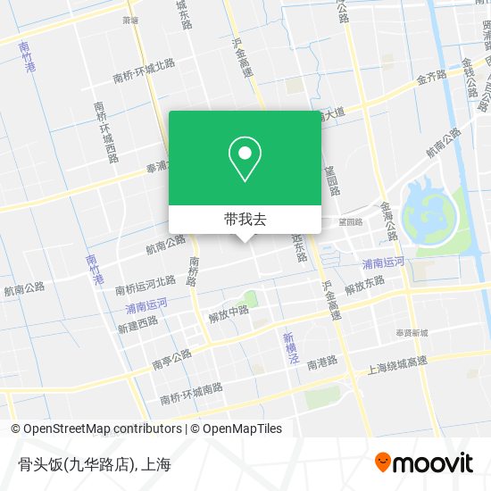 骨头饭(九华路店)地图