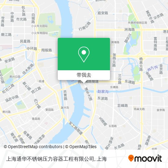 上海通华不锈钢压力容器工程有限公司地图