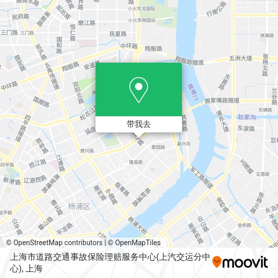 上海市道路交通事故保险理赔服务中心(上汽交运分中心)地图
