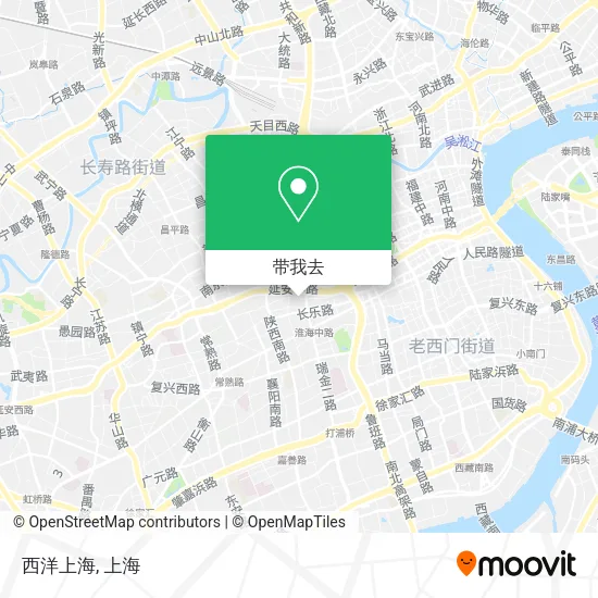 西洋上海地图