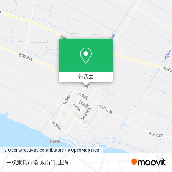 一枫家具市场-东南门地图