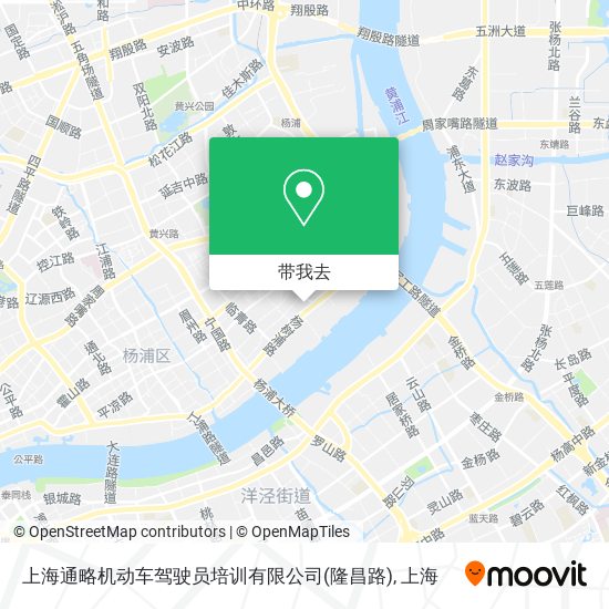 上海通略机动车驾驶员培训有限公司(隆昌路)地图