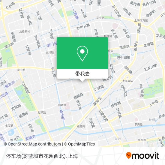 停车场(蔚蓝城市花园西北)地图