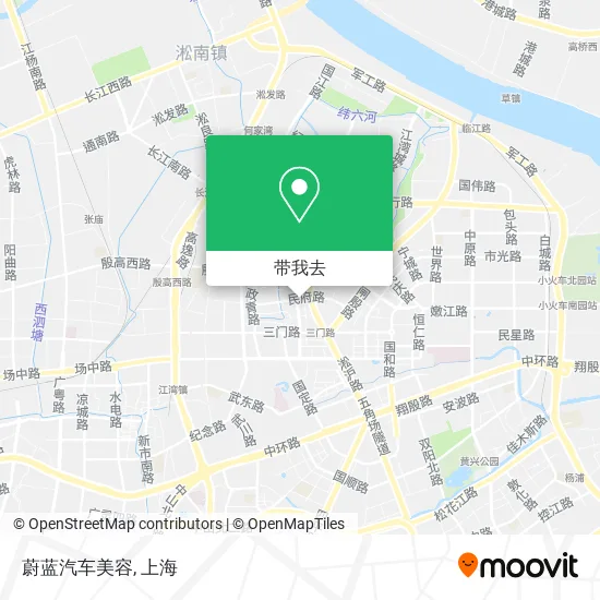 蔚蓝汽车美容地图