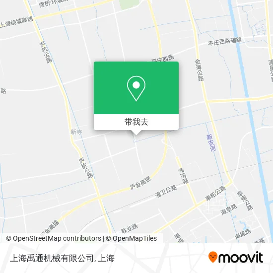 上海禹通机械有限公司地图