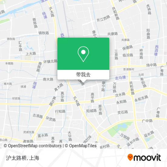 沪太路桥地图