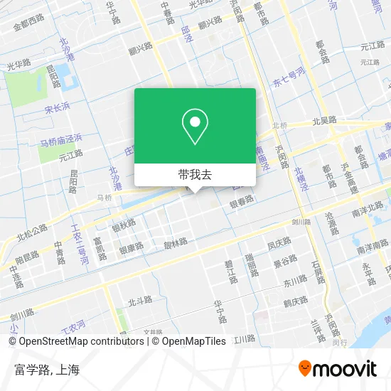 富学路地图