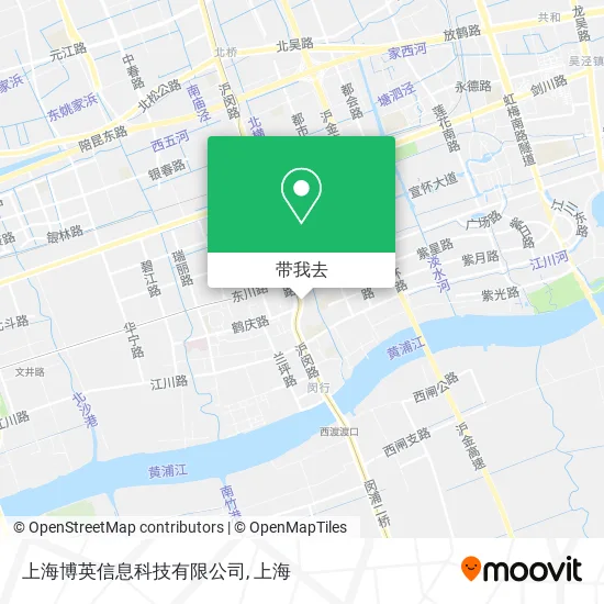 上海博英信息科技有限公司地图