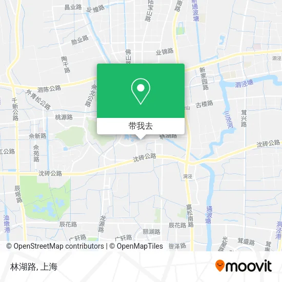 林湖路地图