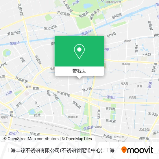 上海丰镍不锈钢有限公司(不锈钢管配送中心)地图