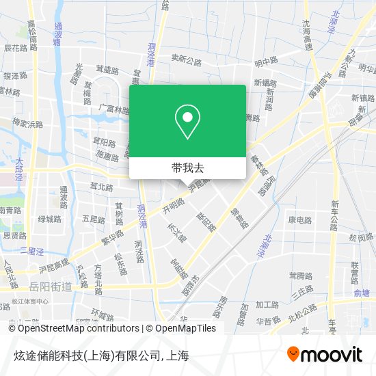 炫途储能科技(上海)有限公司地图