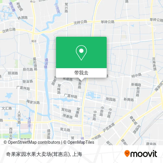 奇果家园水果大卖场(茸惠店)地图
