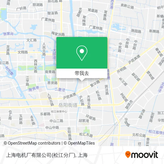 上海电机厂有限公司(松江分厂)地图
