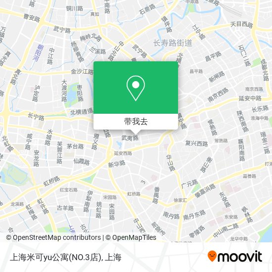上海米可yu公寓(NO.3店)地图