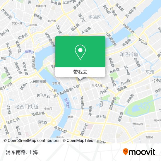 浦东南路地图