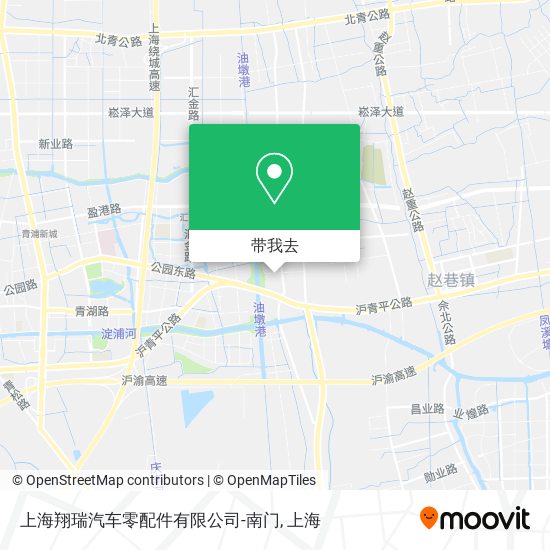 上海翔瑞汽车零配件有限公司-南门地图