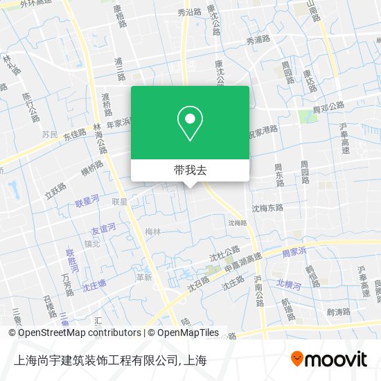 上海尚宇建筑装饰工程有限公司地图