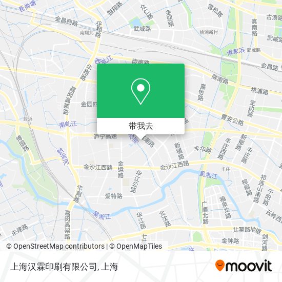 上海汉霖印刷有限公司地图