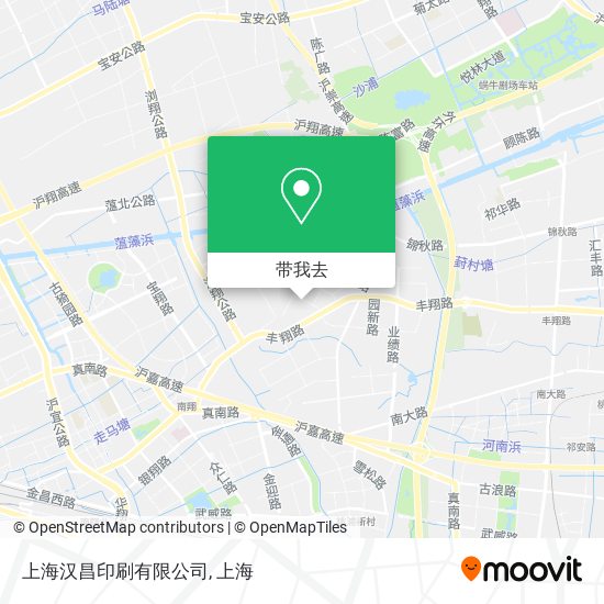 上海汉昌印刷有限公司地图