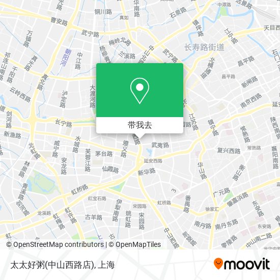 太太好粥(中山西路店)地图