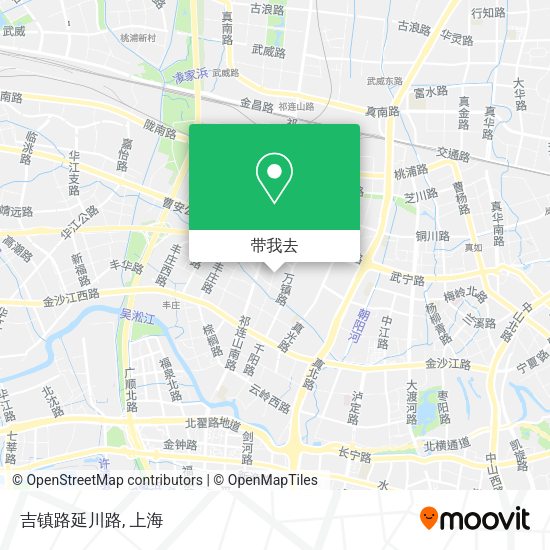 吉镇路延川路地图