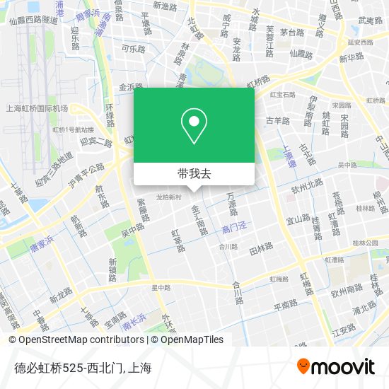 德必虹桥525-西北门地图