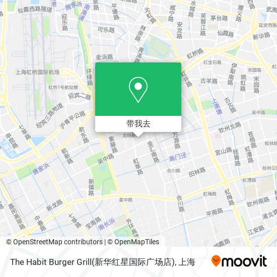 The Habit Burger Grill(新华红星国际广场店)地图