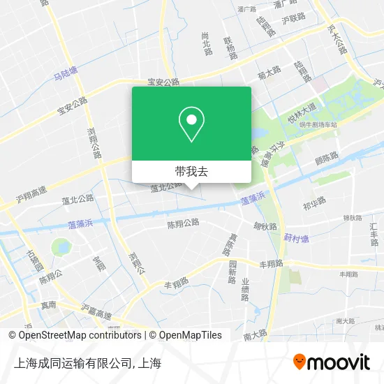 上海成同运输有限公司地图